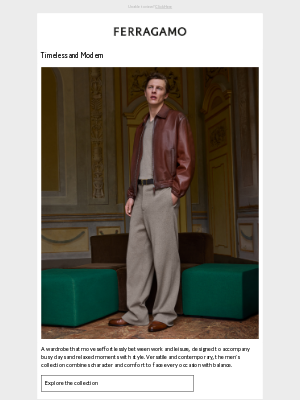 Salvatore Ferragamo USA - The Men’s Edit