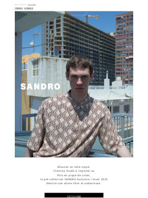 Sandro (France) - Pré-collection Automne / Hiver 2025