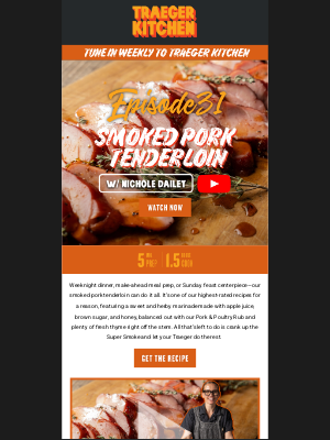 Traeger Grills - Make Dinner Plans with our Smoked Pork Tenderloin