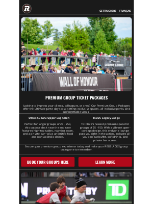 Ottawa 67’s - Upgrade Your Group Experience at TD Place 🔥