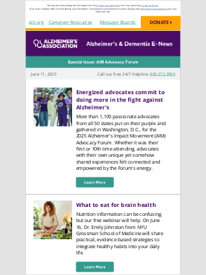 Alzheimer’s Association - Energized advocates commit to doing more in the fight against Alzheimer's