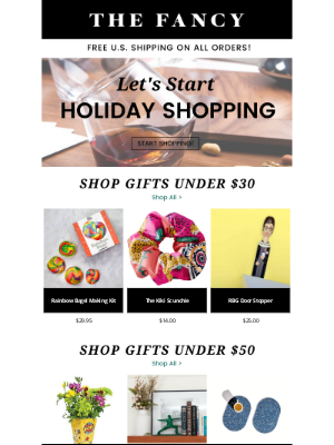 Fancy - LET THE HOLIDAY SHOPPING BEGIN