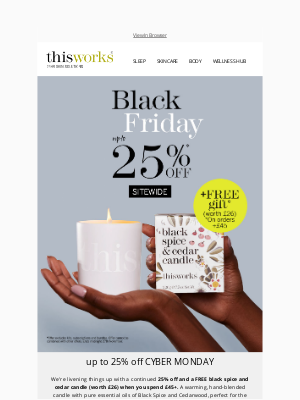 This Works (United Kingdom) - CYBER MONDAY 🖤 Free candle