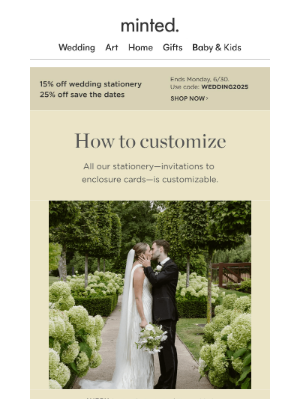 Minted - Rachel, customization is easy