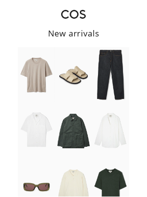 COS - New arrivals: just in for August