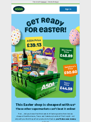 ASDA Good Living (United Kingdom) - Make Asda your one-hop Easter shop!