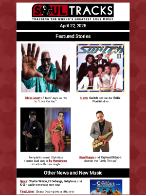 SoulTracks, LLC - Eddie Levert of the O'Jays is back with new music