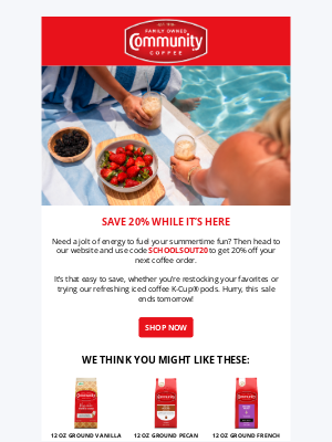 Community Coffee - ⏳ Time’s running out on this deal!