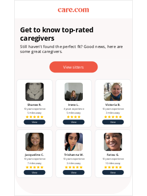 Care - Shanee R. and other great caregivers are ready to hear from you.