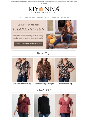 Kiyonna Clothing - What to Wear (Thanksgiving Edition)