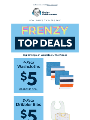 Gerber Childrenswear - HUGE Deals: Must-Have Baby Essentials