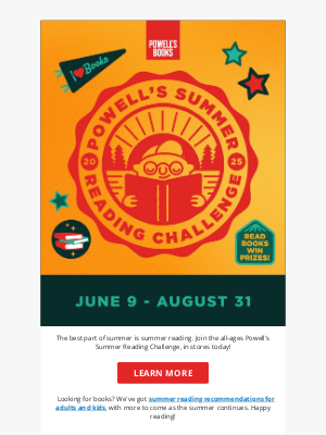 Powell's Books - ☀️ Join the Powell's Summer Reading Challenge!