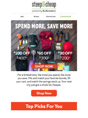 MotoSport - The more you spend, the more you save—tiered deals start now!