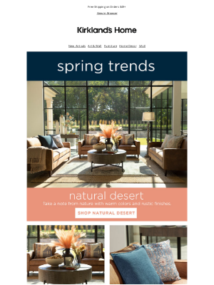 Kirkland's - Discover the Latest Spring Trends + Savings Inside!