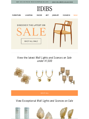 1stdibs - On Sale Now: Wall Lights and Sconces + Lounge Chairs