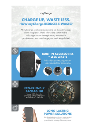 myCharge - Charge More, Waste Less ♻️