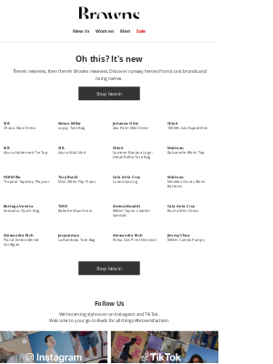 Just landed: this week's new styles