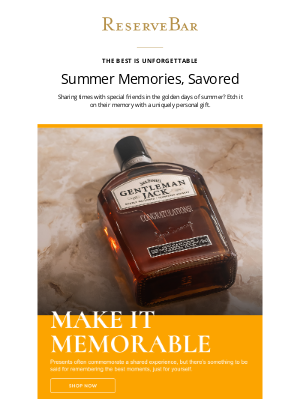 Reserve Bar - Carry Summer Memories with You