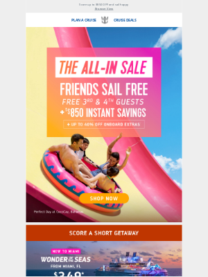 Royal Caribbean Cruises - Warning: These savings cause serious wanderlust 🌴