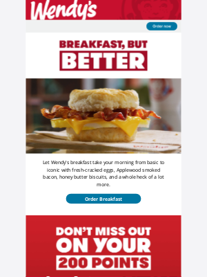 Wendy's - Makes waking up so worth it 🔥