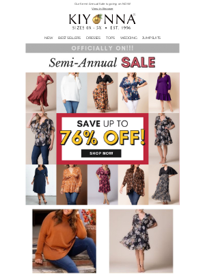 Kiyonna Clothing - Resolution #1: Don’t miss out on $60 Dresses & $30 Tops!