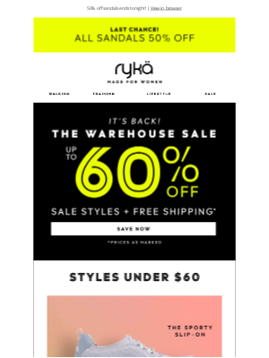 RYKA - UNDER $60: shoes you NEED NOW 😲