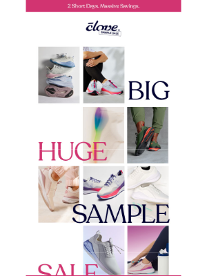 Clove - What time is it? SAMPLE SALE time.