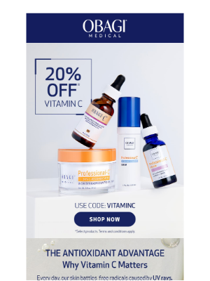 Obagi Medical Products, Inc. - Antioxidant Protection Starts Here