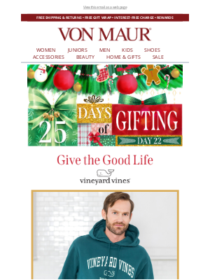 Von Maur - 🎄vineyard vines: Gifts for Your Entire List!