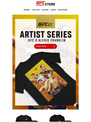 UFC GYM - UFC x Alexis Franklin 🎨 UFC 277 Artist Series Just Dropped!