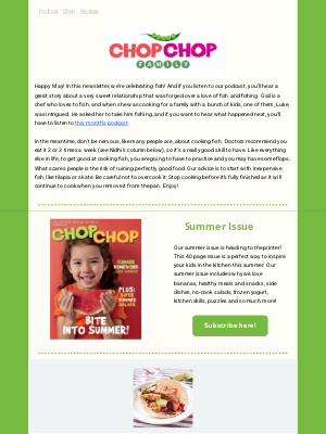 Chop Chop Family - Catch of the Month: Try our fish taco recipe!