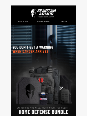 Spartan Armor Systems - NEW Home Defense Bundle | Exclusive Offer