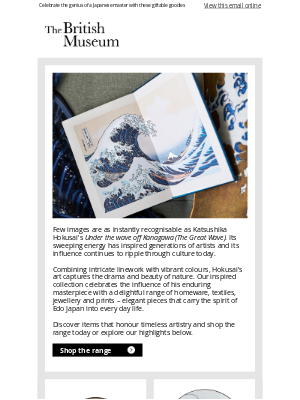 British Museum - Ride the wave I Inspired by Hokusai's masterpiece