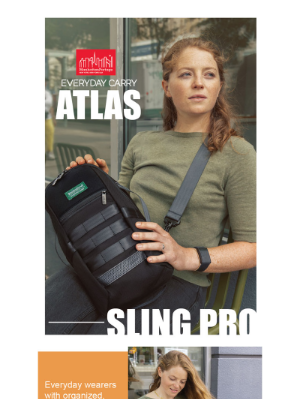 Manhattan Portage - Get the Atlas Sling Pro + Free Leather Card Case!