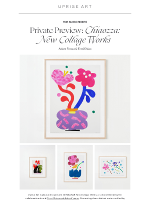 Uprise Art - Private preview: Fall exhibitions.