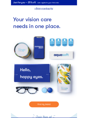 1-800 Contacts - It's been a while.
