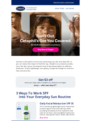 Cetaphil - Get Cetaphil sun protection at Target