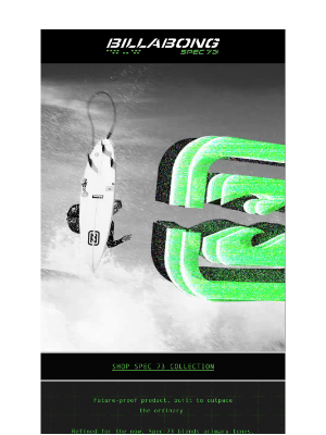 Billabong - SPEC 73: Built To Outpace The Ordinary