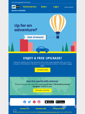 Alamo Rent A Car - Justin, when adventure is calling…