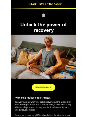 Freeletics - Rest smarter, perform better