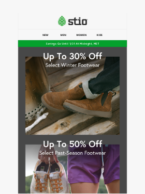 Stio - 5 Days Only! Up To 30% Off Winter Footwear