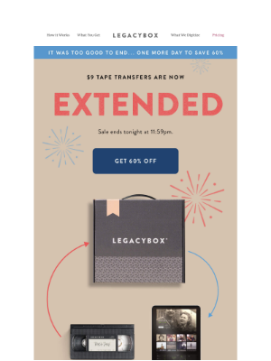 Legacybox - Due to popular demand.... $9 Tapes EXTENDED