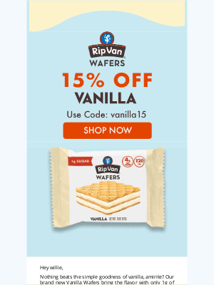 Rip Van Wafels - Sale alert! 🚨🚨🚨 15% off today