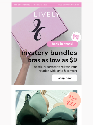 Lively - Give The Gift Of Mystery ✨ 80% Off Right Now