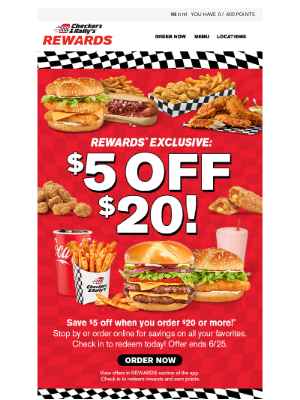 Checkers Drive-In Restaurants - Big cravings? Bigger savings! 💰