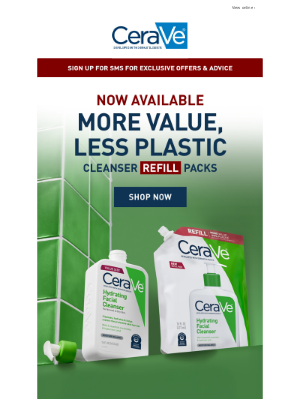 CeraVe - 🌎 Refill your Cleanser, Not your Plastic