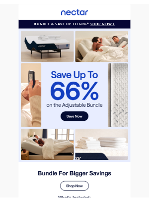 Nectar Sleep - Bed + Adjustable Frame + Bedding = B-L-I-S-S 💤