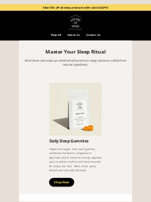 House Of Wise - Unlock Restful Nights: 15% Off House of Wise Sleep Essentials