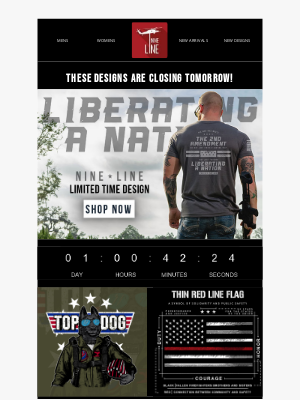 NineLineApparel - LAST CHANCE on these Bada** designs!