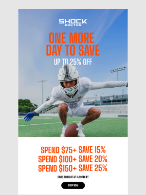 Shock Doctor - SURPRISE. We Extended The Sale 🎉
